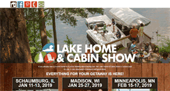 Desktop Screenshot of lakehomeandcabinshow.com